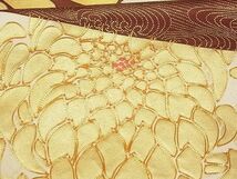 平和屋-こころ店■豪華振袖　駒刺繍　乱菊　金彩　着丈168.5cm　裄丈68cm　正絹　逸品　A-ta9107_画像7