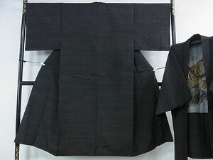 平和屋2■男性　紬　アンサンブル　霞文　羽裏・虎　逸品　1wb1853