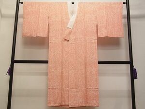 平和屋1■上質な長襦袢　無双仕立て　枝桜　逸品　vf9052