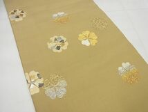 平和屋1■最高級　龍村平蔵製　丸帯　明日桜綴錦　逸品4s497_画像2