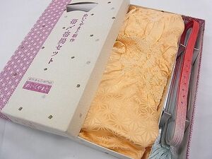 平和屋1■和装小物　上質な帯締め・帯揚げセット　絞り　草花文　麻の葉　やまと誂製　逸品　CAAA0240dx