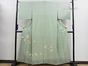 平和屋1■訪問着　駒刺繍　百人一首　暈し染め　金彩　逸品　CAAA2601ze