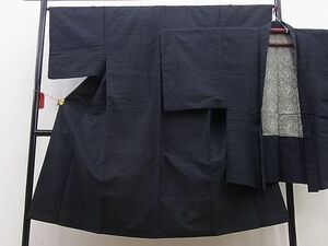 平和屋野田店■男性　髭紬　アンサンブル　霞文　逸品　n-hj8840