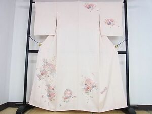 平和屋2■訪問着　刺繍　鼓花文箱　逸品　DAAB2058az