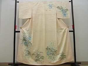 平和屋川間店■訪問着　手描き　御所解文　暈し染め　逸品　n-sa1910