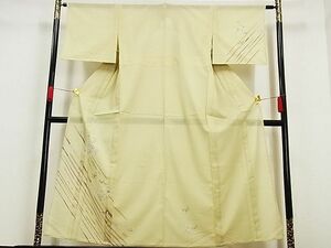 平和屋川間店■夏物　訪問着　絽　花蝶文　着丈152.5cm　裄丈62cm　洗える着物　未使用　A-ck2917