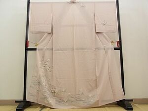 平和屋川間店■夏物　訪問着　絽　友禅　浜松柳文　逸品　n-kg3099