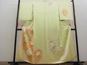 平和屋川間店■訪問着　舞桜　暈し染め　金彩　逸品　n-fw2750