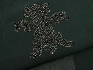 平和屋川間店■夏物　色留訪問着　紗　総刺繍　スワトウ刺繍　吉祥文　金糸　逸品　n-hj4575