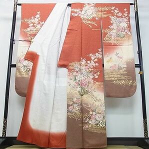 平和屋2■豪華振袖 流水花車文 金彩 逸品 DAAA9062oxの画像2