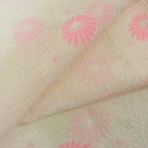 平和屋川間店■長襦袢 単衣 流水菊文 洗える着物 sa4056の画像1