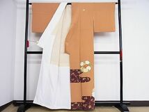 平和屋川間店■豪華色留袖　花丸文　着丈158.5cm　裄丈65cm　正絹　逸品　B-np8681_画像2