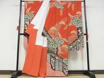 平和屋-こころ店■豪華振袖　辻が花　桐　金彩　正絹　逸品　AAAC9863Bzg_画像2