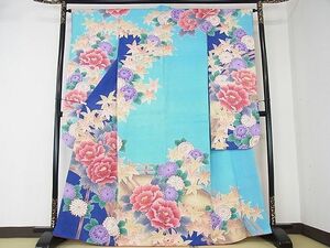  flat peace shop 2# distinguished family wistaria .....* total aperture stop long-sleeved kimono .. scenery flower writing excellent article DAAB7314ps