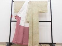 平和屋野田店■上質な小紋　網目文様　逸品　n-hj9236_画像3