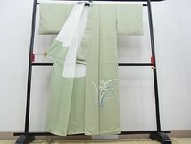 平和屋野田店■豪華色留袖　草花文　金彩　逸品　n-kg6133_画像2