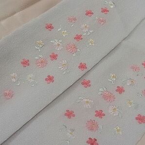 平和屋1■豪華振袖・長襦袢セット 駒刺繍 牡丹花文 暈し染め 黒地 金彩 半衿刺繍 逸品 CAAA9147hyの画像10