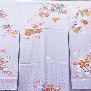 平和屋1■豪華振袖 草花文 金彩 逸品 CAAA9070hyの画像2