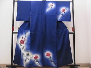 平和屋野田店■訪問着　枝花文　暈し染め　逸品　n-sa4122