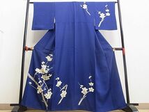 平和屋野田店■訪問着　枝桜文　金彩　逸品　n-yt1038_画像1