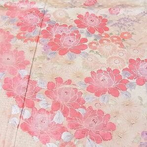 平和屋1■豪華振袖 絞り 草花尽くし 金銀彩 逸品 CAAA5959anの画像4