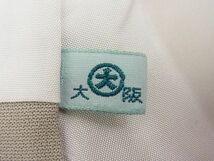 平和屋野田店■訪問着　駒刺繍　蔦の葉花文　金彩　大丸扱い　逸品　n-yc6613_画像9