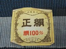 平和屋-こころ店■紬　反物　着尺　縞　正絹　逸品　未使用　AAAC5916Boa_画像6