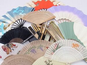 平和屋1■和装小物　扇子まとめて31点セット　舞扇子　竹　祝儀扇　29cm　18cm　15cm　20cm　逸品　CAAA2307ev