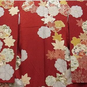 平和屋1■豪華振袖 駒刺繍 吉祥舞花文 金彩 逸品 CAAA7713chの画像2