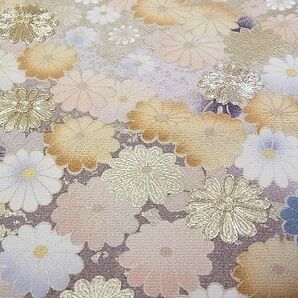 平和屋1■豪華色留袖 駒刺繍 エ霞菊枝松文 暈し染め 金銀彩 逸品 CAAC6167txの画像3