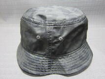 PUMA プーマ　BOUTTA BUCKET　バケットハット　帽子　黒×カーキ　迷彩 カモフラ柄　58cm程　S2403B_画像2