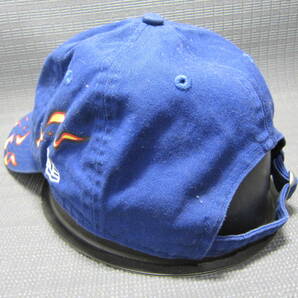 NEW ERA ニューエラ ADJUSTABLE パンク 炎 ファイヤー キャップ 帽子 青 56～59cm S2403Cの画像2