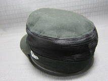 NEW ERA ニューエラ　メッシュ　ワークキャップ　帽子　黒　60.6cm　S2403C_画像2
