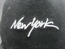 NEW ERA ニューエラ　New York ニューヨーク　メッシュキャップ　帽子　黒　スナップバック フリーサイズ　S2403F_画像4
