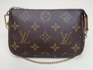 LOUIS VUITTON/ルイ・ヴィトン☆ミニ ポシェット アクセソワール チェーン ポーチ モノグラム M58009 FL0065