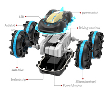 1円 リモコンカー ラジコンカー 車おもちゃ ラジコン 自動車 スタントカー 水陸両用 オフロード 360度回転 誕生日 クリスマス プレゼント_画像2