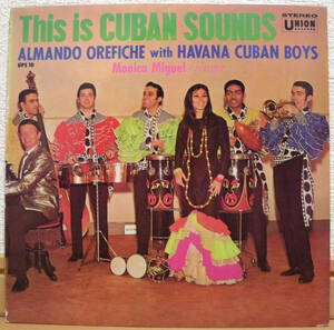 アルマンド・オレフィチェ これぞキューバン・サウンズ【国内盤 LP】ARMANDO OREFICHE AND HIS HAVANA CUBAN BOYS | UPS-10 (キューバ CUBA
