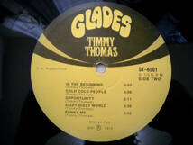 ティミー・トーマス【US盤 LP】TIMMY THOMAS Why Can't We Live Together | Glades 33-6501 ST-6501 (Goldwax Records リズムボックス_画像6