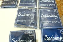 TH03167　Sadowsky　SBS45-BLUE　5S　ステンレススチール　ベース弦　7パックまとめ出品　未使用品　保管品_画像8