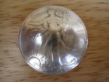 コンチョ　アメリカ５０セントハーフダラー　ウォーキングリバティー銀貨　１９４４年_画像1