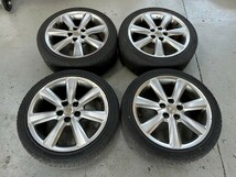 溝あり！ 225/45R18 ＆ クラウン純正 18インチ ホイール セット GRS180系 アスリート ガリキズ有 群馬県 藤岡より(再出品)_画像1