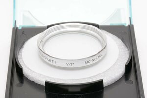 【美品】 マルミ光機 MARUMI レンズフィルター MC-NORMAL V-37mm (MC-N V37) シルバー レンズ保護 #4257