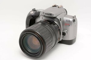 【良品】Canon キヤノン EOS Kiss 7 AFフィルム一眼レフカメラ + おまけレンズセット(Canon ZOOM LENS EF 35-135mm F4-5.6 USM) #39784202