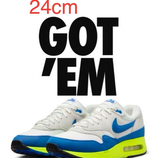 新品 24cm NIKE エアマックス1 86 OG 箱付き送料込み ナイキ