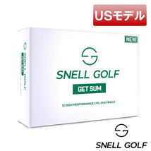 (USモデル)スネルゴルフ GET SUM ゴルフボール ホワイトカラー 2ピース ディスタンス系ゴルフボール Snell GOLF_画像1
