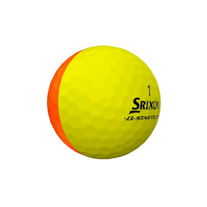 (USモデル)スリクソン ゴルフボール Q-STAR TOUR5 DIVIDE ゴルフボール イエローオレンジ マットカラーボール 12球入り SRIXON GOLF BALLの画像5