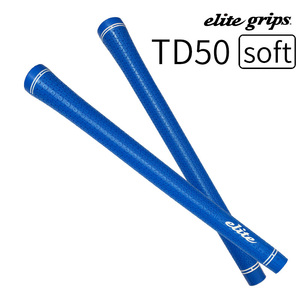 (日本正規品)エリートグリップ ツアードミネーター TD50 ソフト ゴルフグリップ マリンブルーカラー バックラインなし elite grip