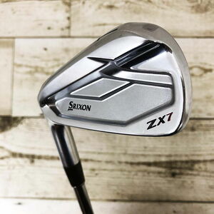 (中古)(レフティモデル)ダンロップ SRIXON ZX7 単品7番アイアン 32° Sフレックス 37インチ ダイナミックゴールド D.S.T. 左利き用