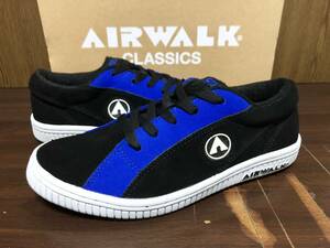 18 year made AIRWALK ONE OG air walk one original 90s reissue ske-ta- Extreme BMX SB[AW-CL6005] black blue US11