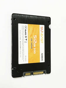 使用21時間 ★SUNEAST SE800 SSD 512GB 2.5インチ SATA SSD 7mm厚 ★動作保証★